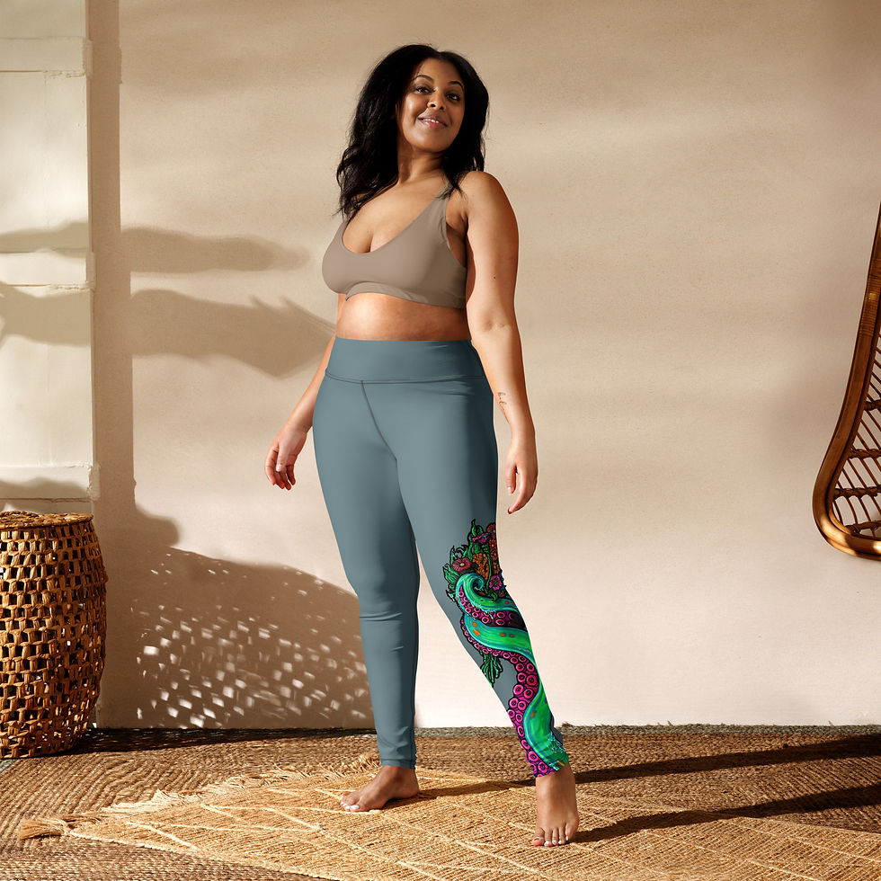 Thumbnail: •Octo-flower• Yoga Leggings