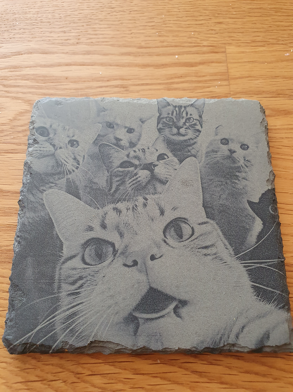 Miniatyrbild: Graverat underlägg i skiffer
