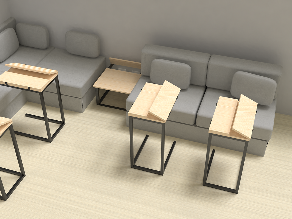 Sillones y mesas