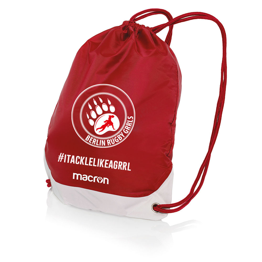 Macron GRRLS Rugby CAMPUS Spiel Training Teamwear (Rot)