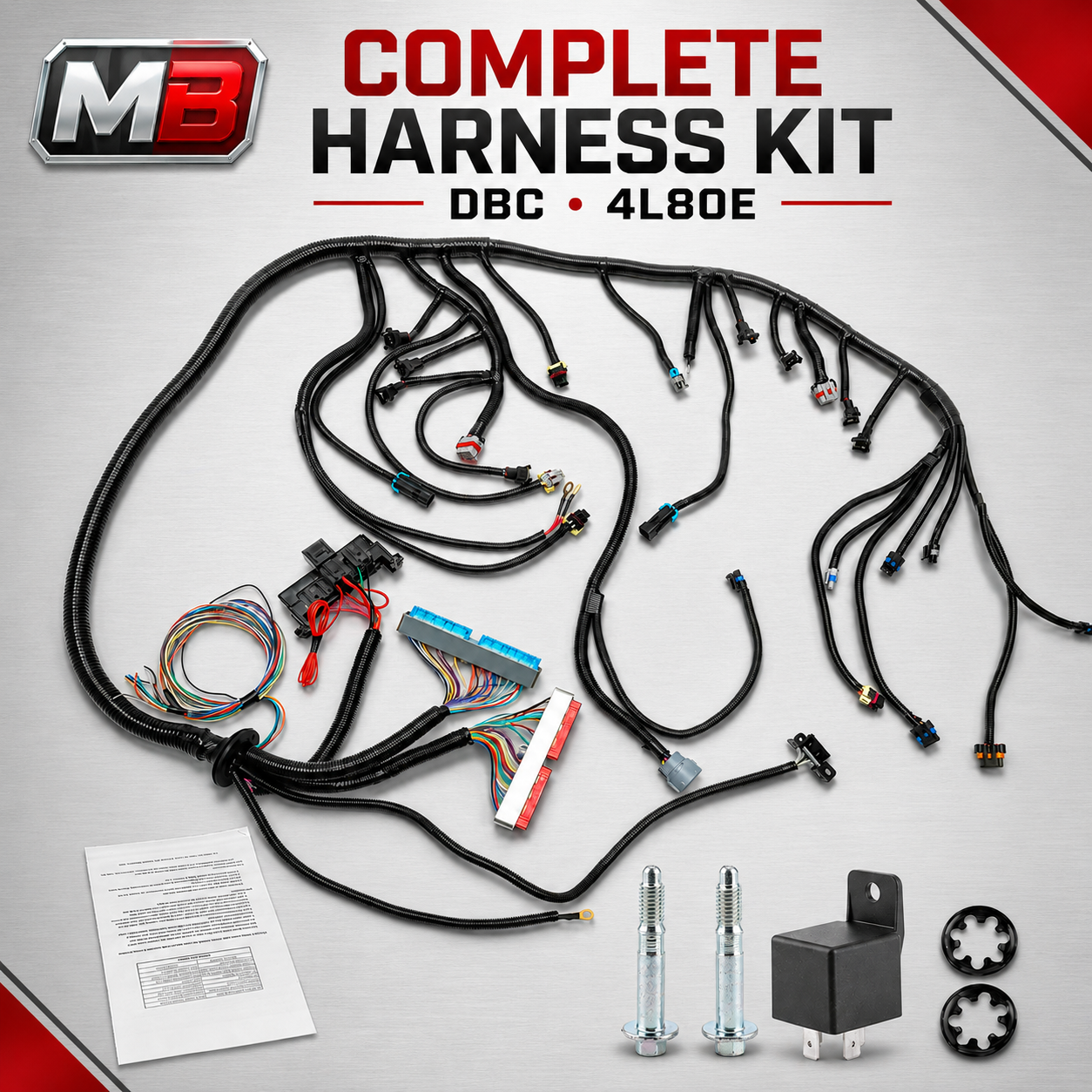 DBC 4.8, 5.3, 6.0 + 4L80E STAND ALONE HARNESS 24X