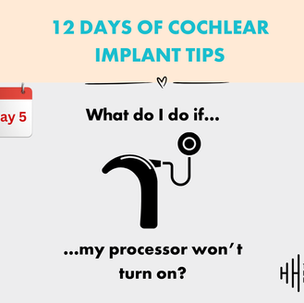 📅 Day 5: What do I do if ... my processor won’t turn on?