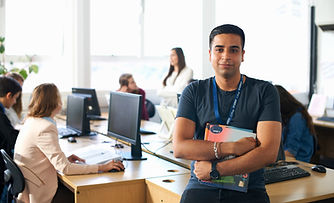 Estudante masculino