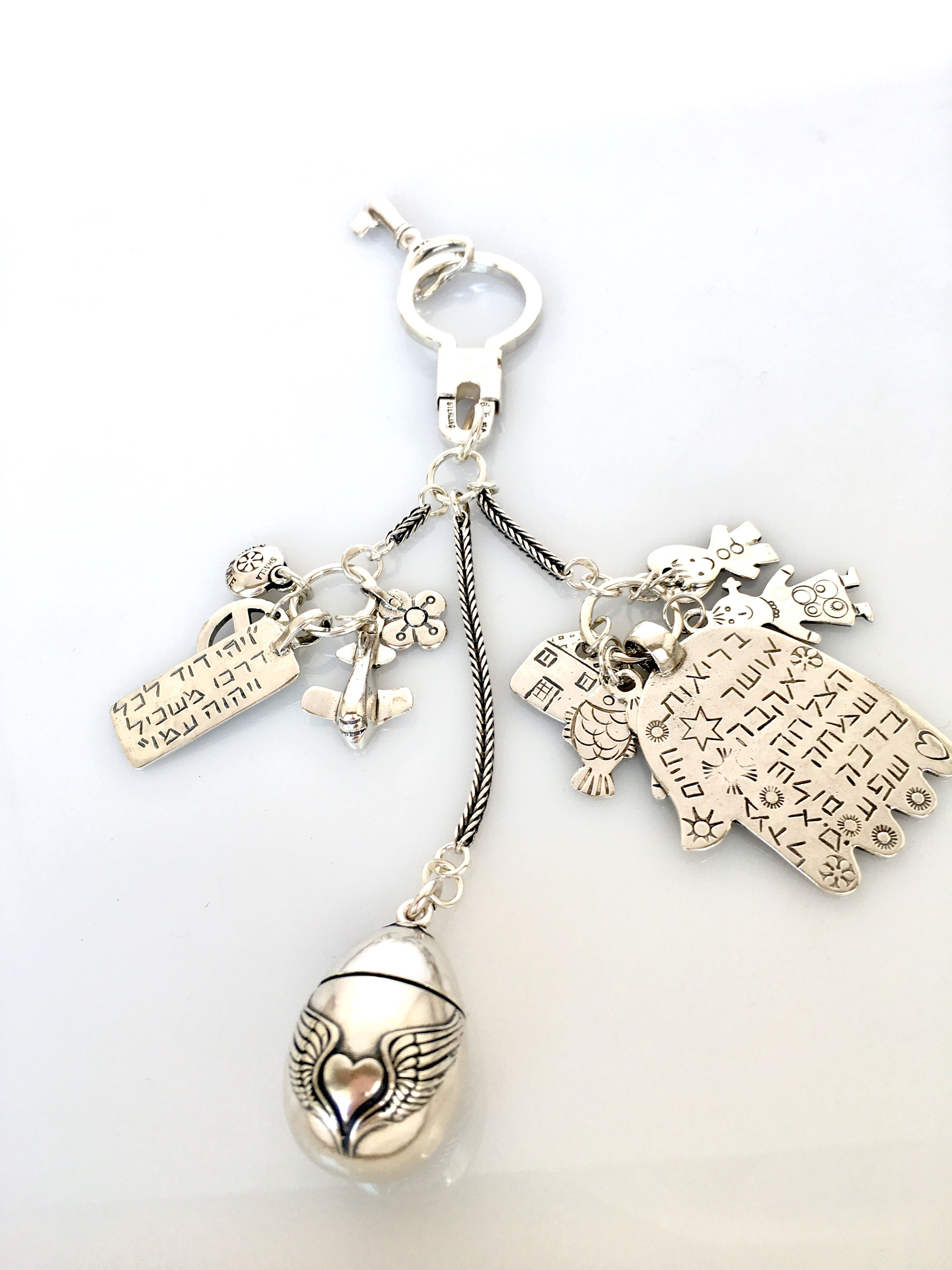Rich Silver Key Chain