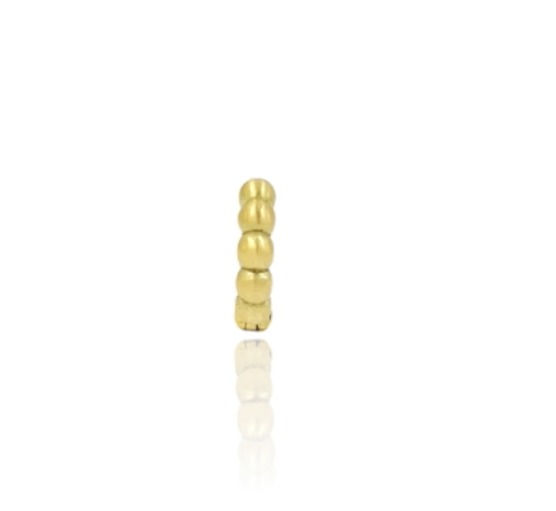 Thumbnail: Mini Ball Gold Earrings