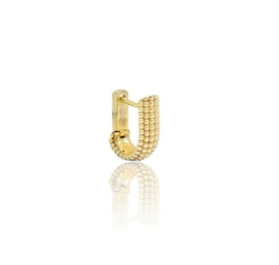 Classic Dots stud 14k Gold earring