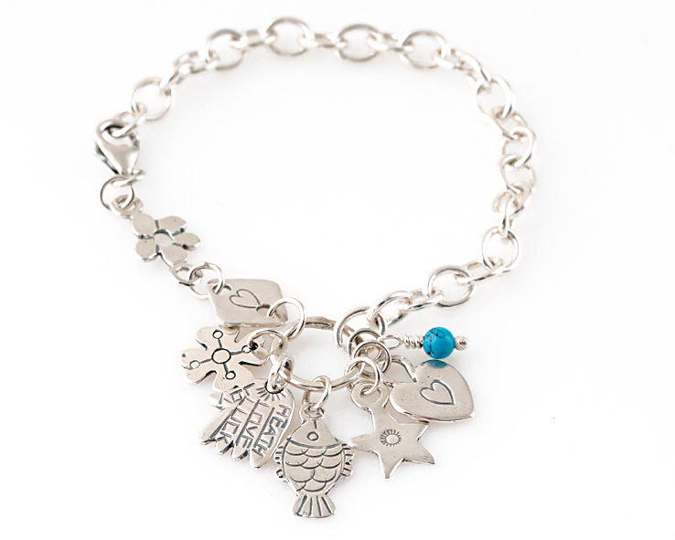 oval sterling silver bracelet