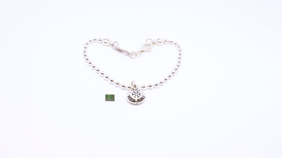 Thumbnail: Silver Nano Bible bracelet