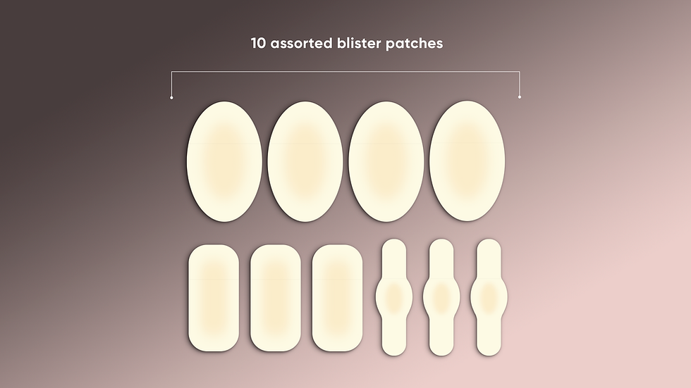 Thumbnail: SMARTMED Blister Bandages (10 assorted blister patches)