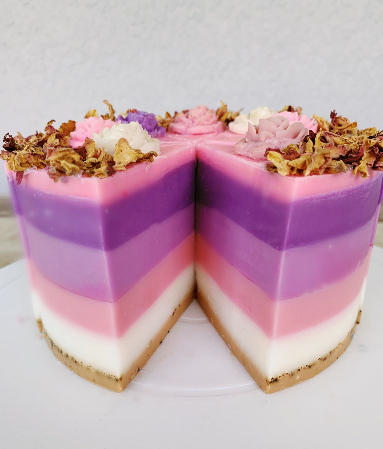 Pink Sugar Cake Soap - Whole Cake