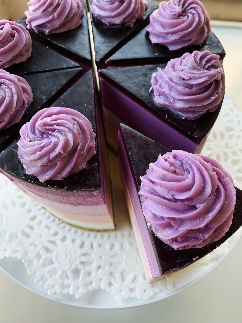 Thumbnail: Lavender Cake Slice 