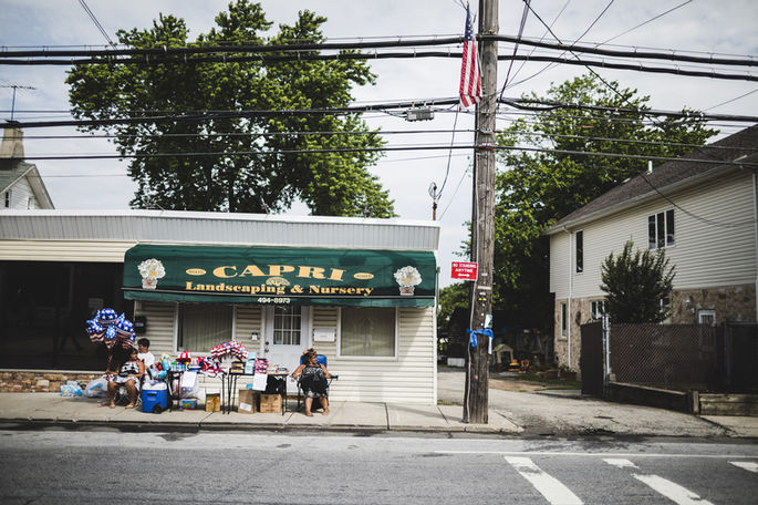 Photo reportage dans la rue pour la fête nationale américaine à New York