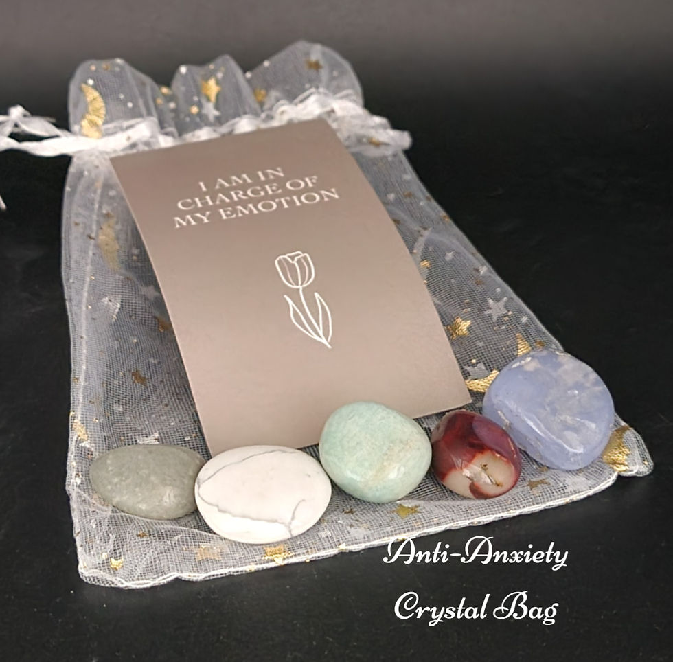 Anti-Anxiety Crystal Intention Bag