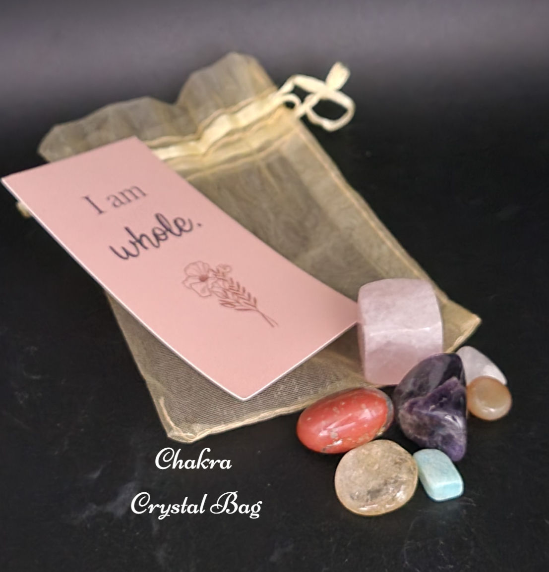Chakra Crystal Intention Bag