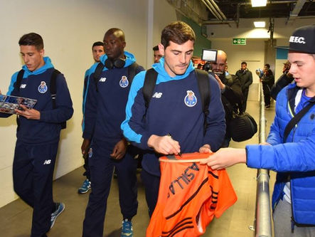 O FC Porto acabou de chegar a Londres