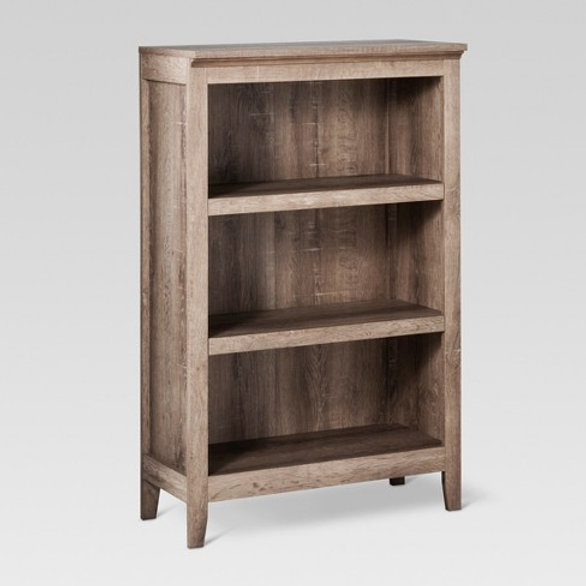 carson 3 shelf bookcase