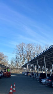 solar PV car park canopies