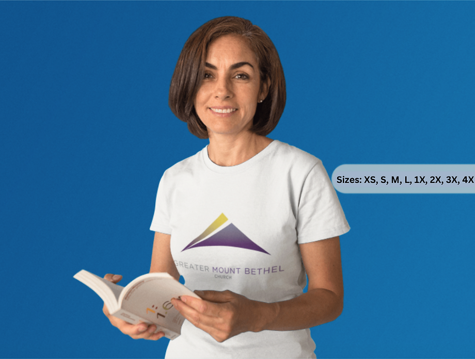 Thumbnail: Women's Short Sleeved Greater Mount Bethel Church T-shirt