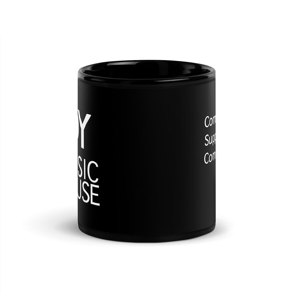 Thumbnail: Black Glossy JMH Mug