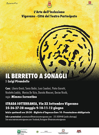 Il berretto a sonagli, pirandello, mimmo, sorrentino, teatroincontro, vigevano
