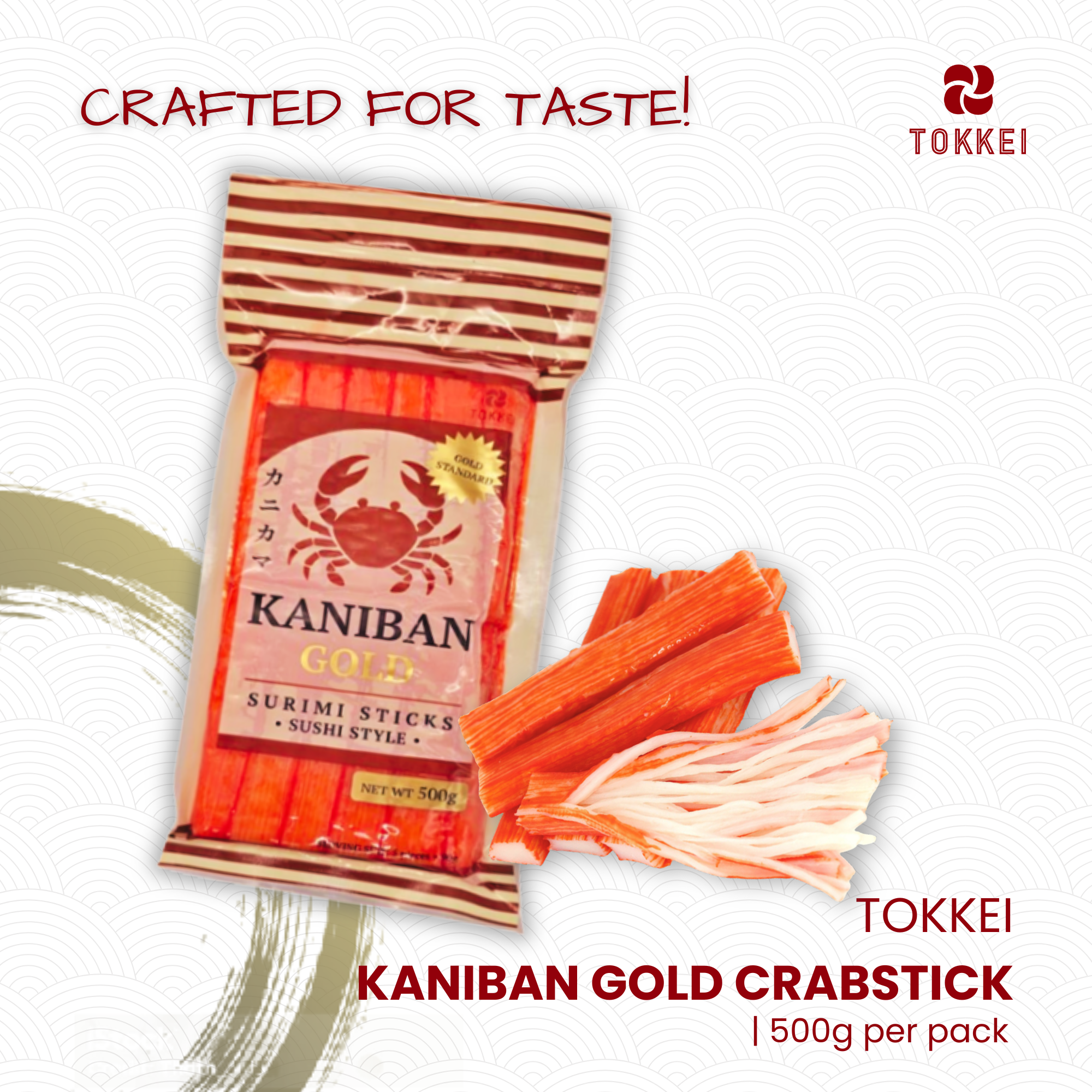 TOKKEI Kaniban Gold Crabstick | 200g