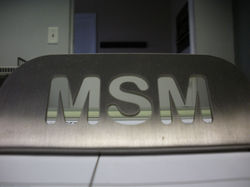 MSM Name Plate