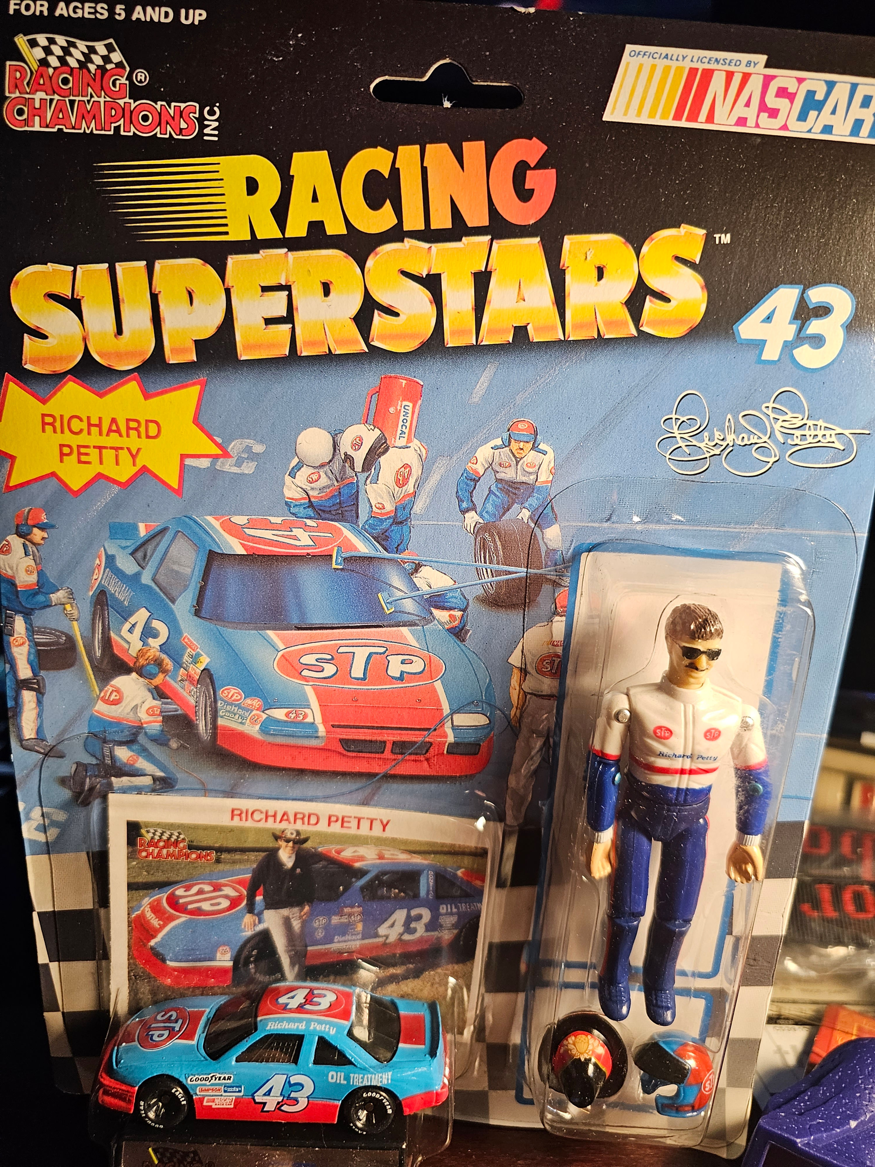 (2) Vintage Richard Petty Racing Superstars