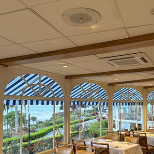 restaurant audio installation