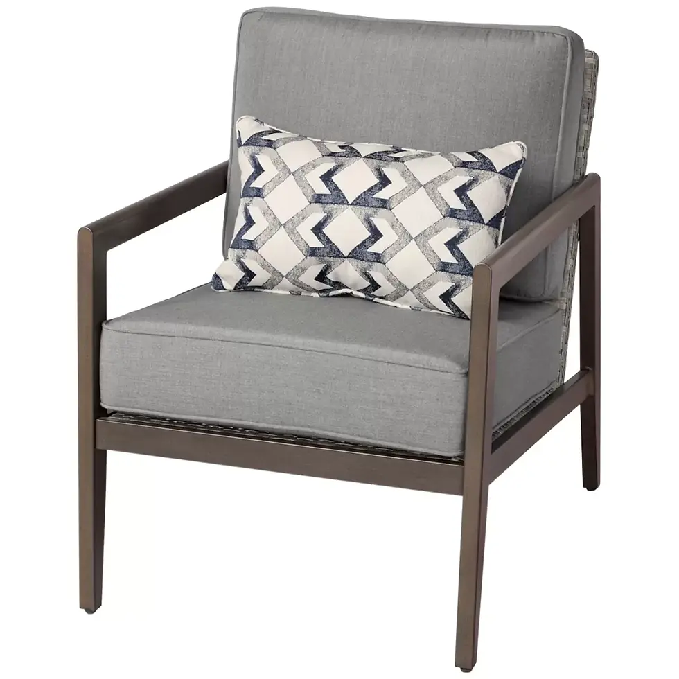 Thumbnail: Agio Keats Woven Deep Seating 4 Piece Patio Set 2752