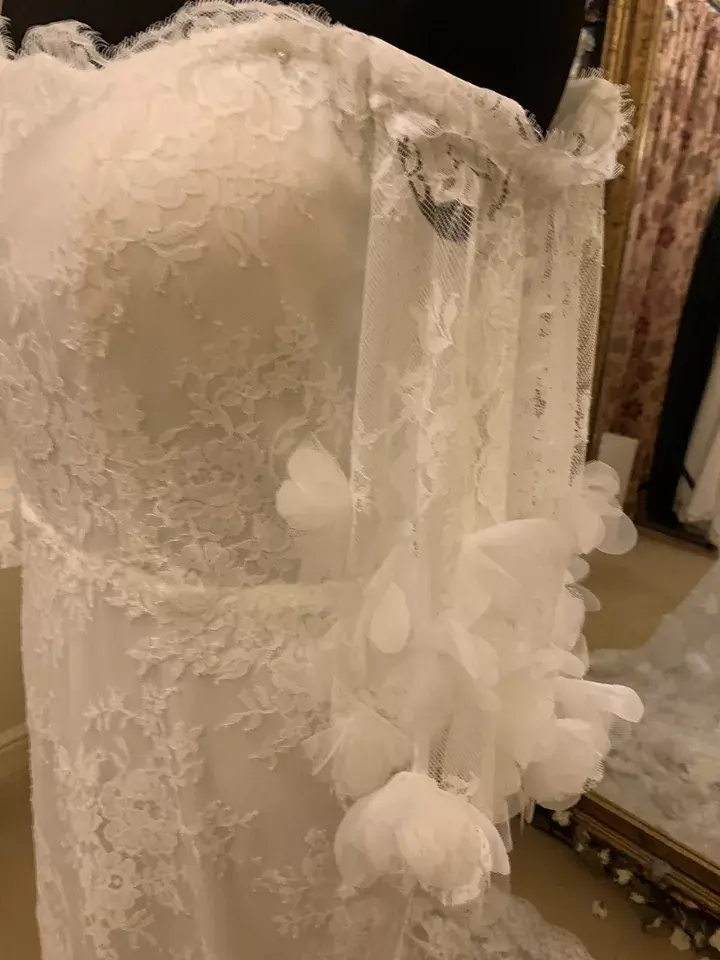 Thumbnail: Marchesa Pronovias PAULANDA size 12 Ivory