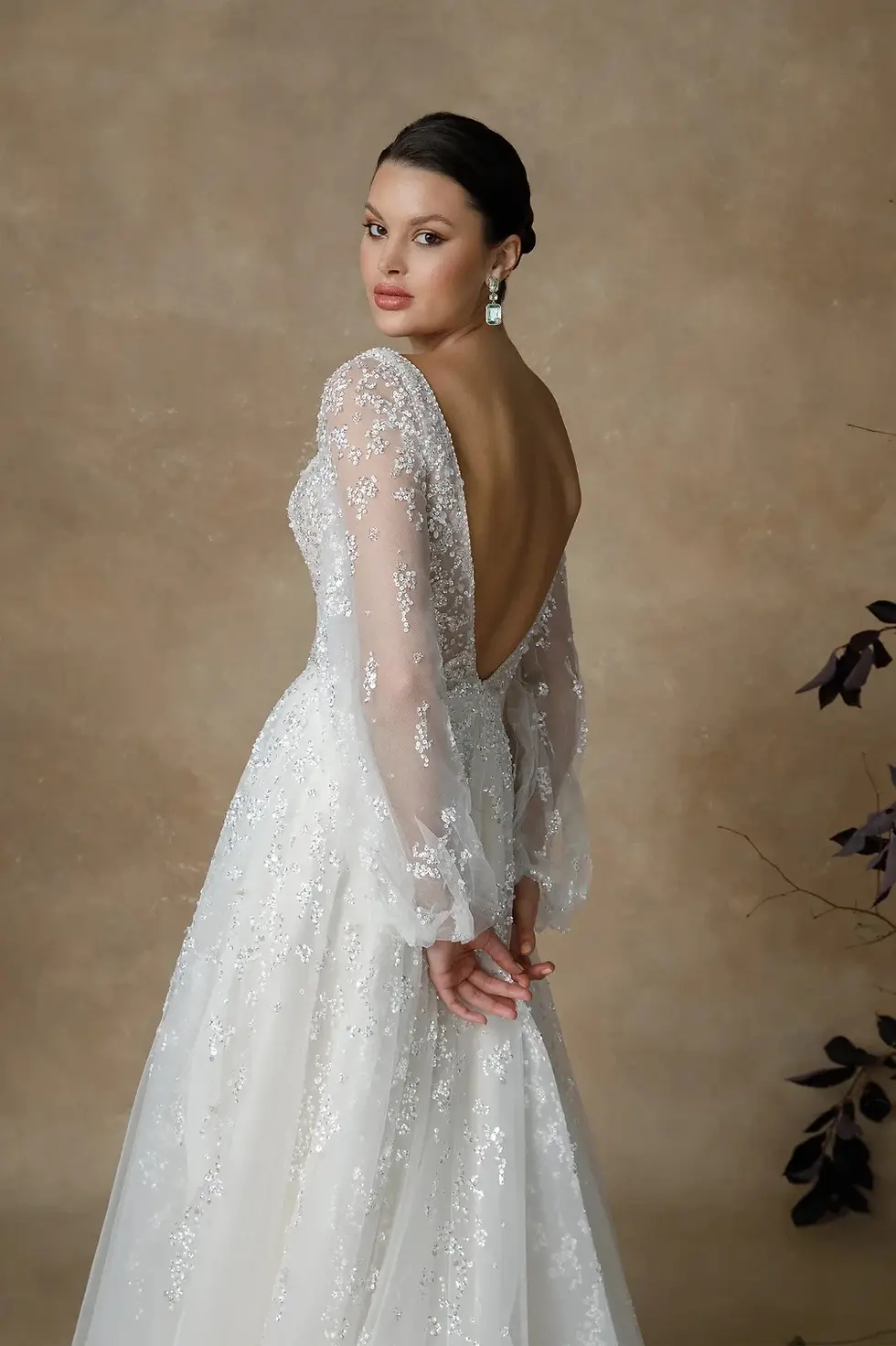 Thumbnail: Justin Alexander GALA Size 18 Sand/Ivory/Gold plus sleeves