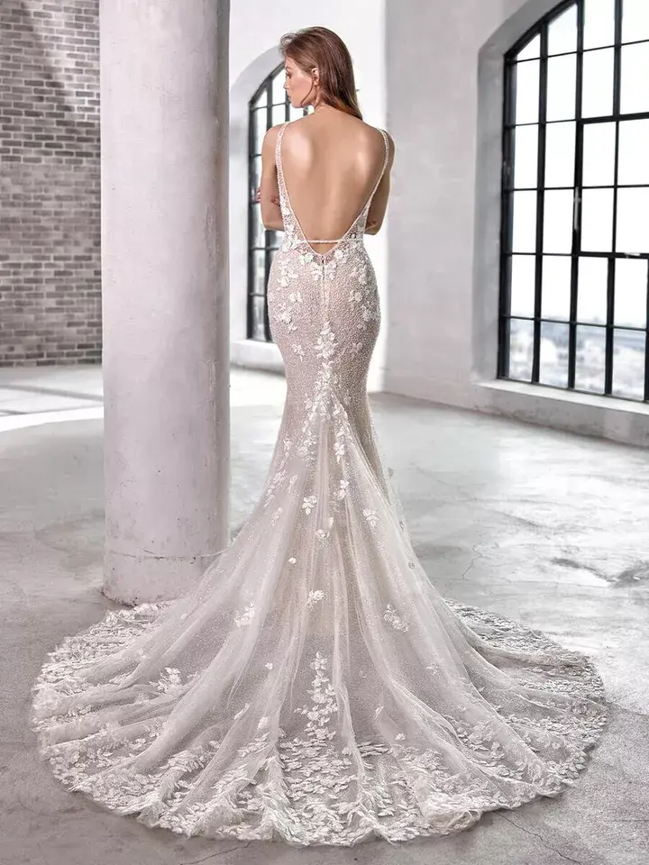 Thumbnail: Badgley Mischka FONTINA Ivory/Nude