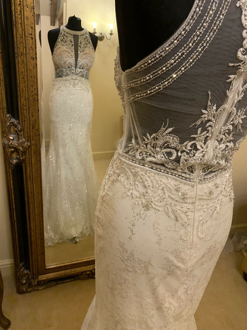 Thumbnail: Ronald Joyce WINETTA Size 8 Ivory/Nude