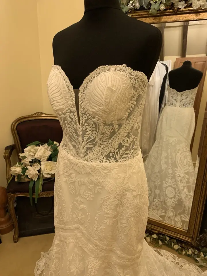 Thumbnail: Wtoo Watters VERITY Size 16 Ivory/O White New!