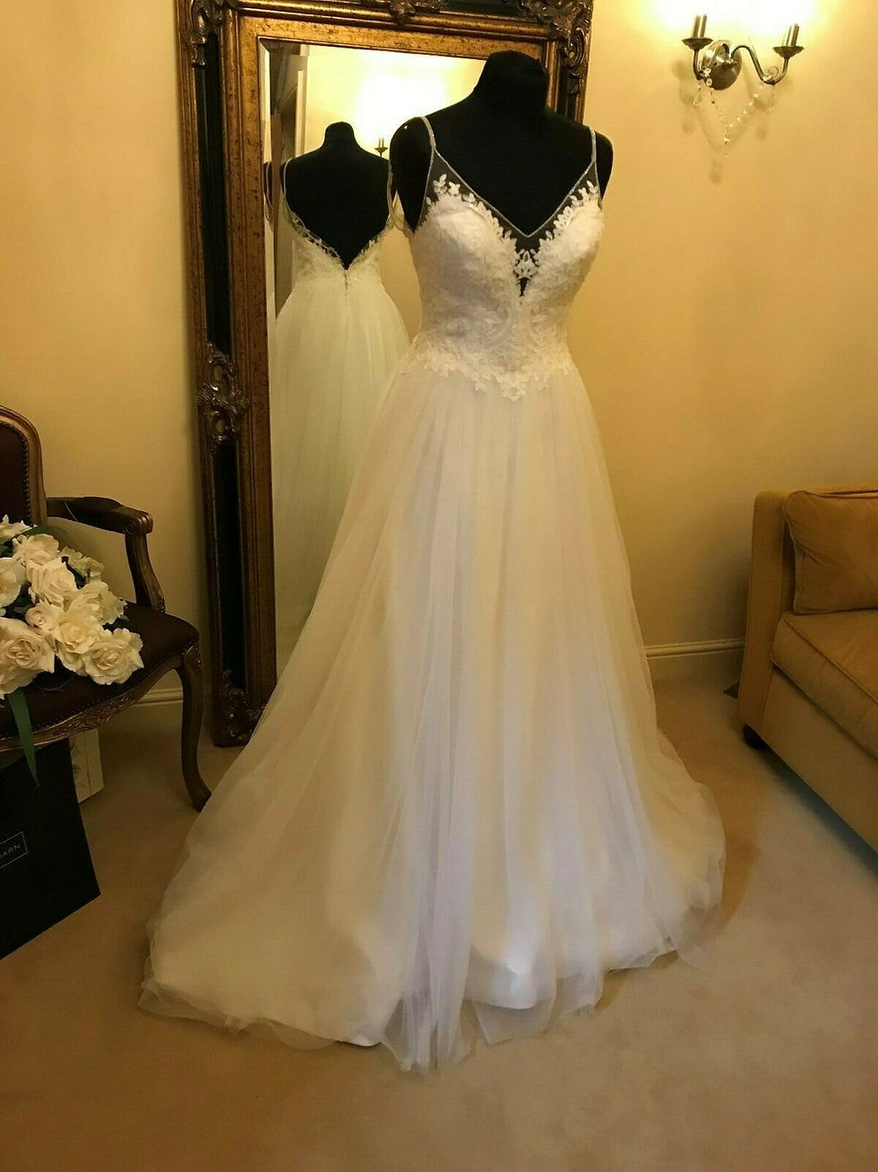 Thumbnail: Rebecca Ingram/Sottero LIV Size 8 Ivory