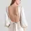 Thumbnail: Watters CLARA Size 12 Ivory/Gold NEW!