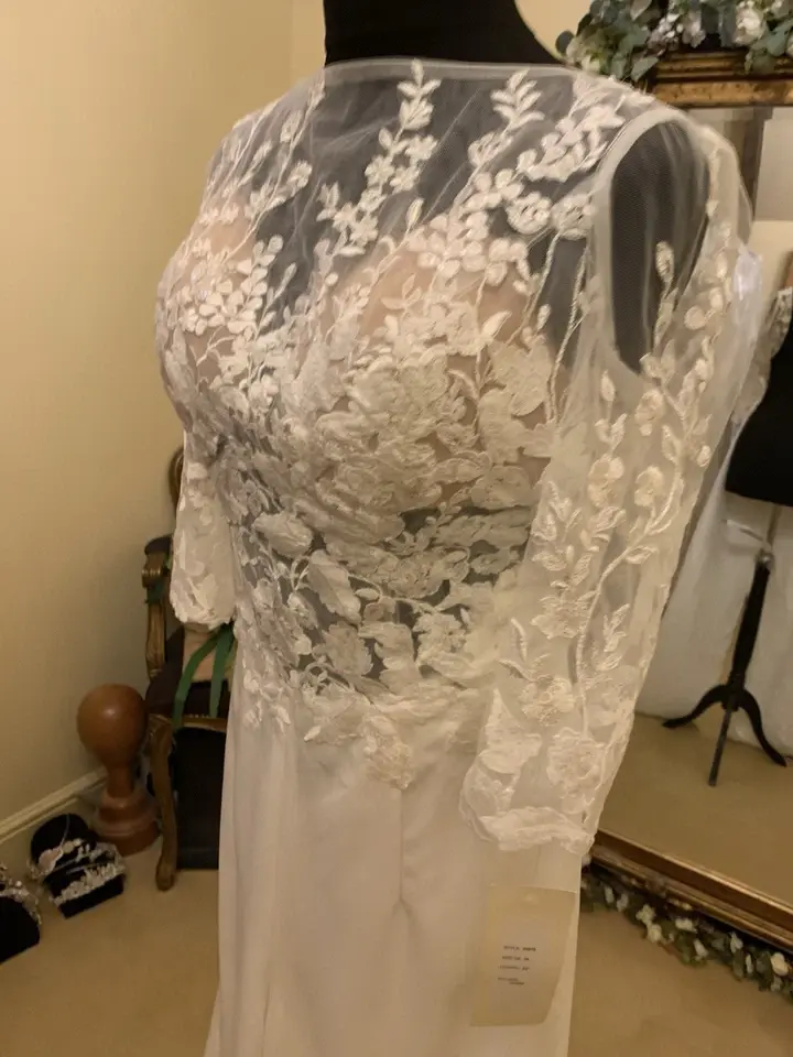 Thumbnail: Ronald Joyce/Victoria Jane Jumpsuit PARKER Size 16 Ivory