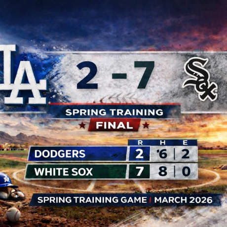 Early Hole Too Much for Dodgers in 7–2 Loss to White Sox