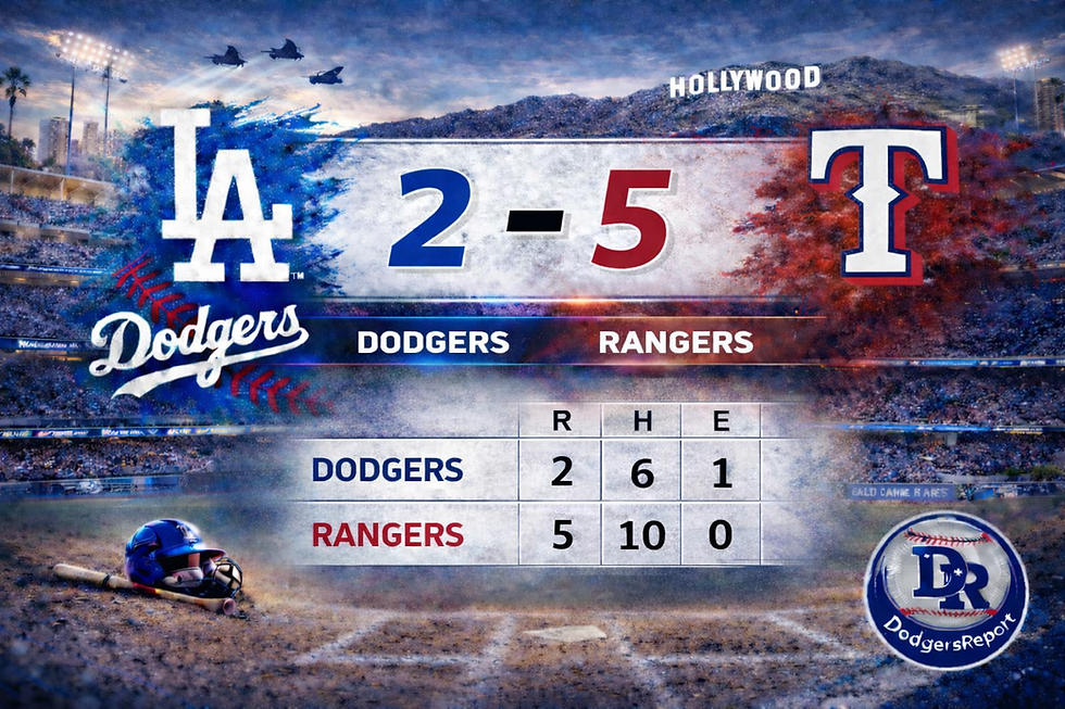 Sasaki Wobbles, Dodgers Fall Down