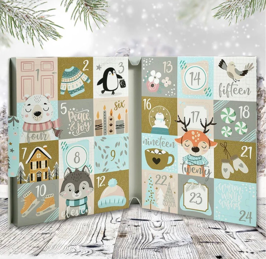 Mini Decorated Cookie Advent Calendar