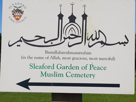 We are very blessed in the Sleaford community to have our own dedicated section at the Sleaford Cemetery.