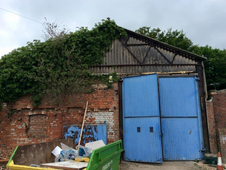 Original building used for prayers prior to building works