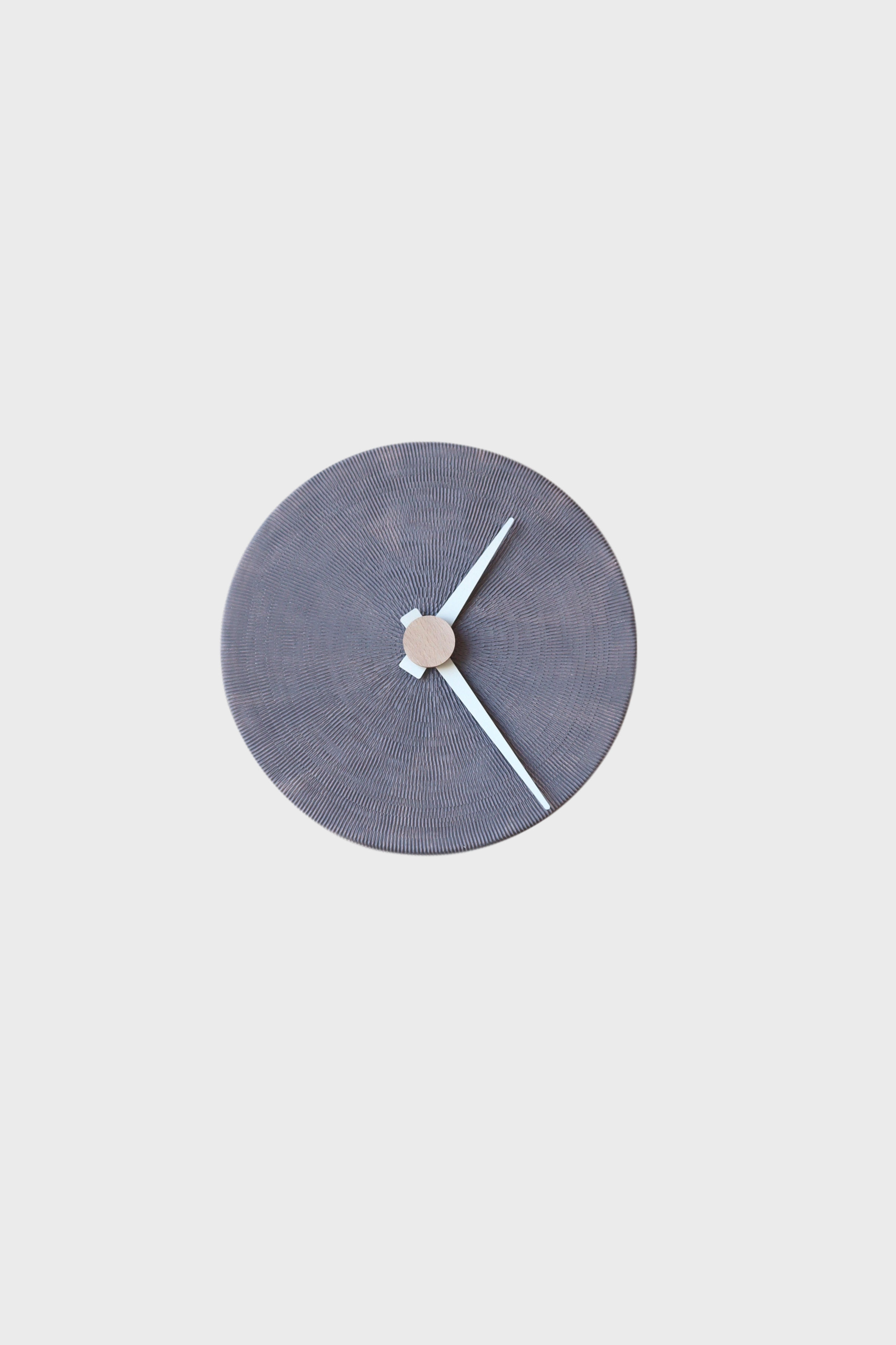 Full Moon - wall clock - grey