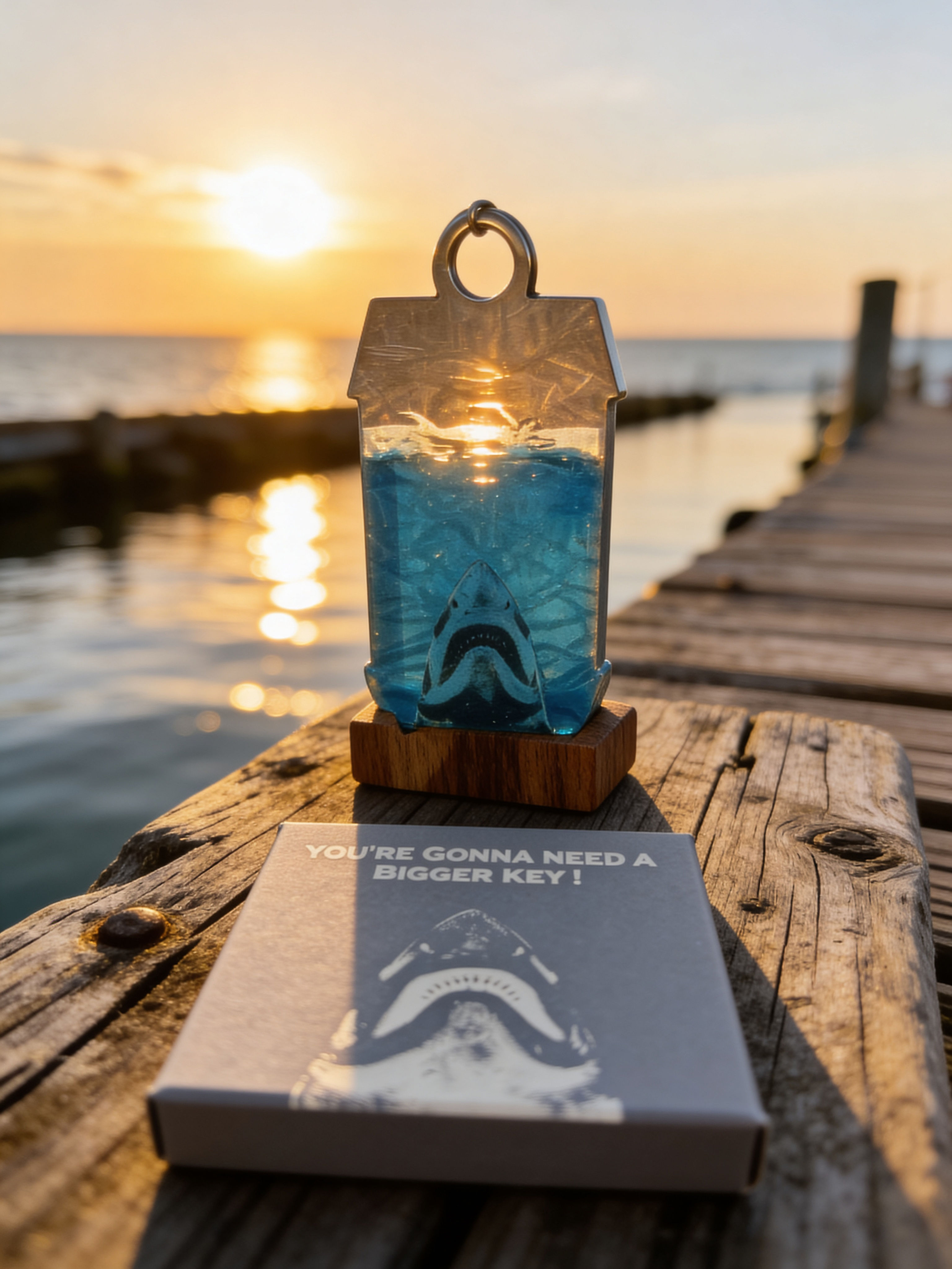 Jaws collector charm yellow back