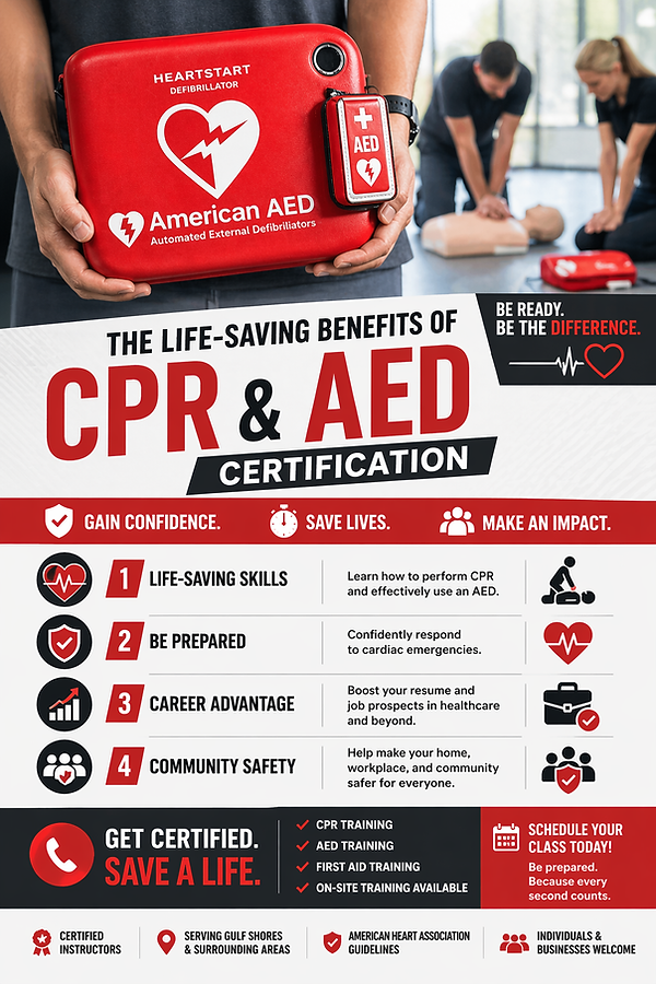 AED training demonstration in Gulf Shores AL