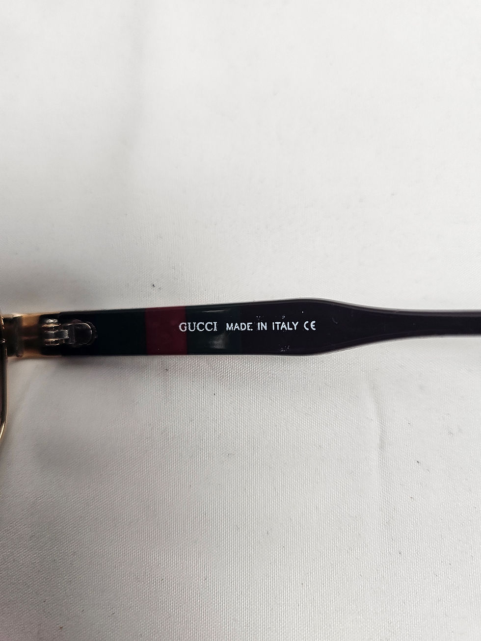 Thumbnail: Guc Purple Logo Print Sunglasses