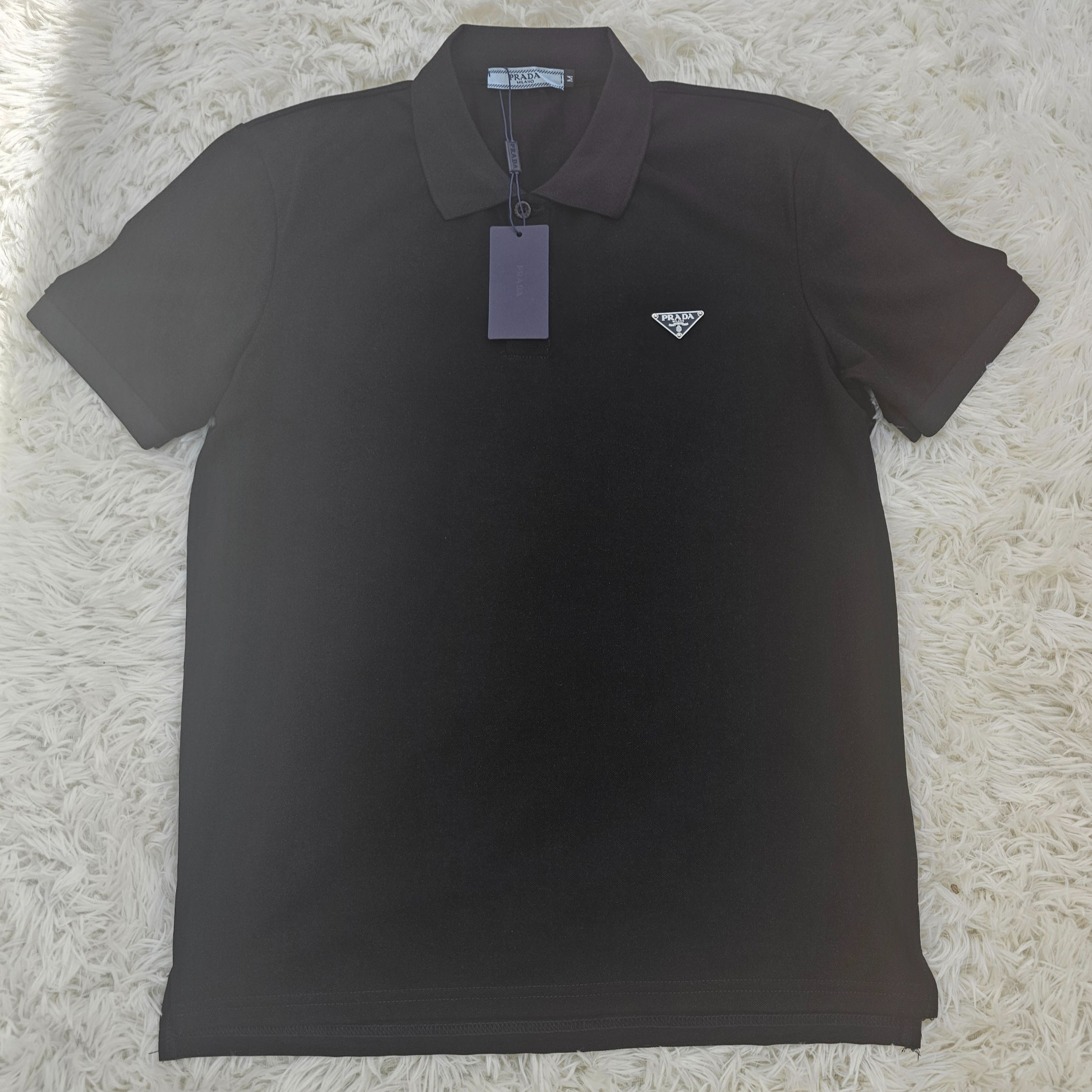 Prad Black Polo Shirt