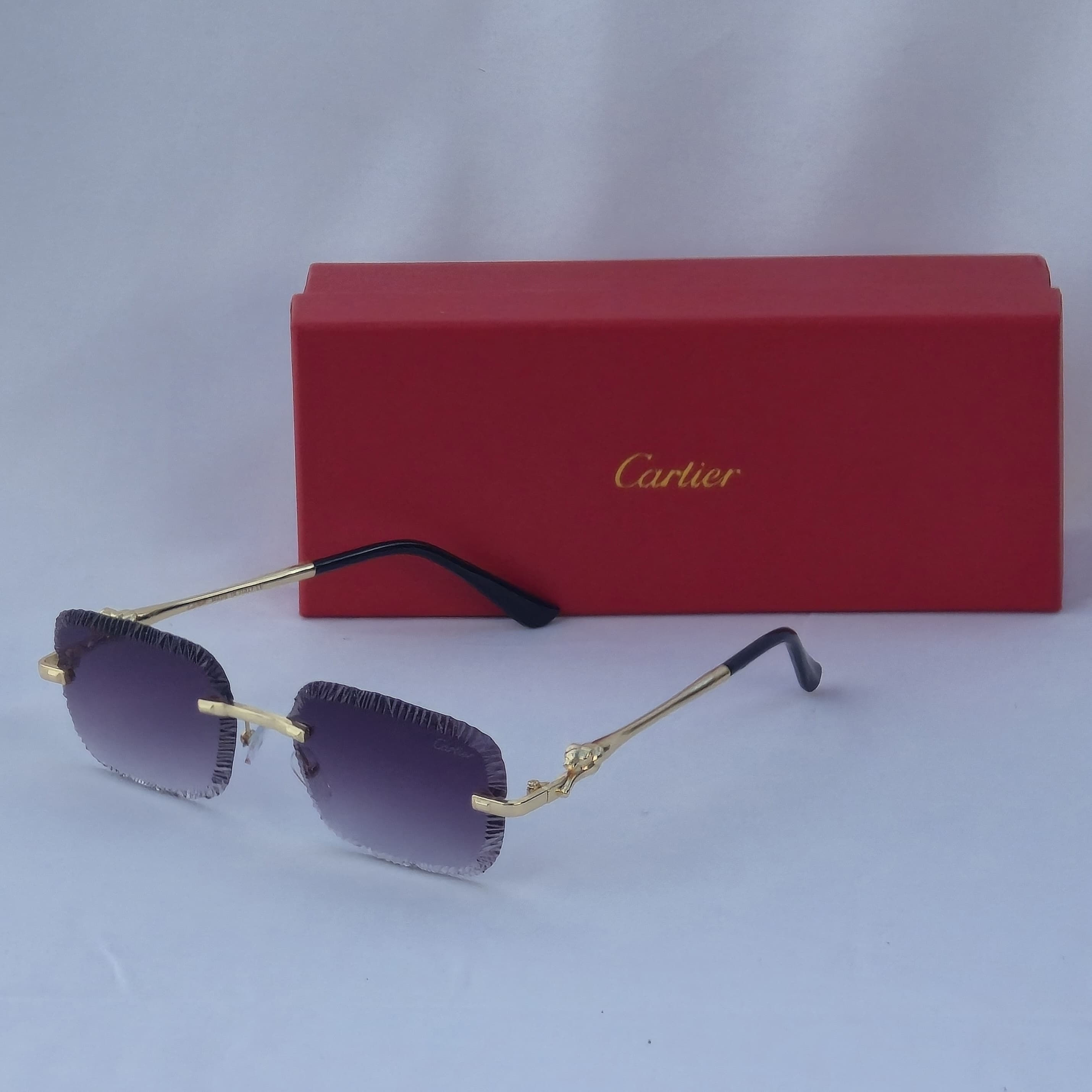 Cart Purple Diamond Frame Sunglasses