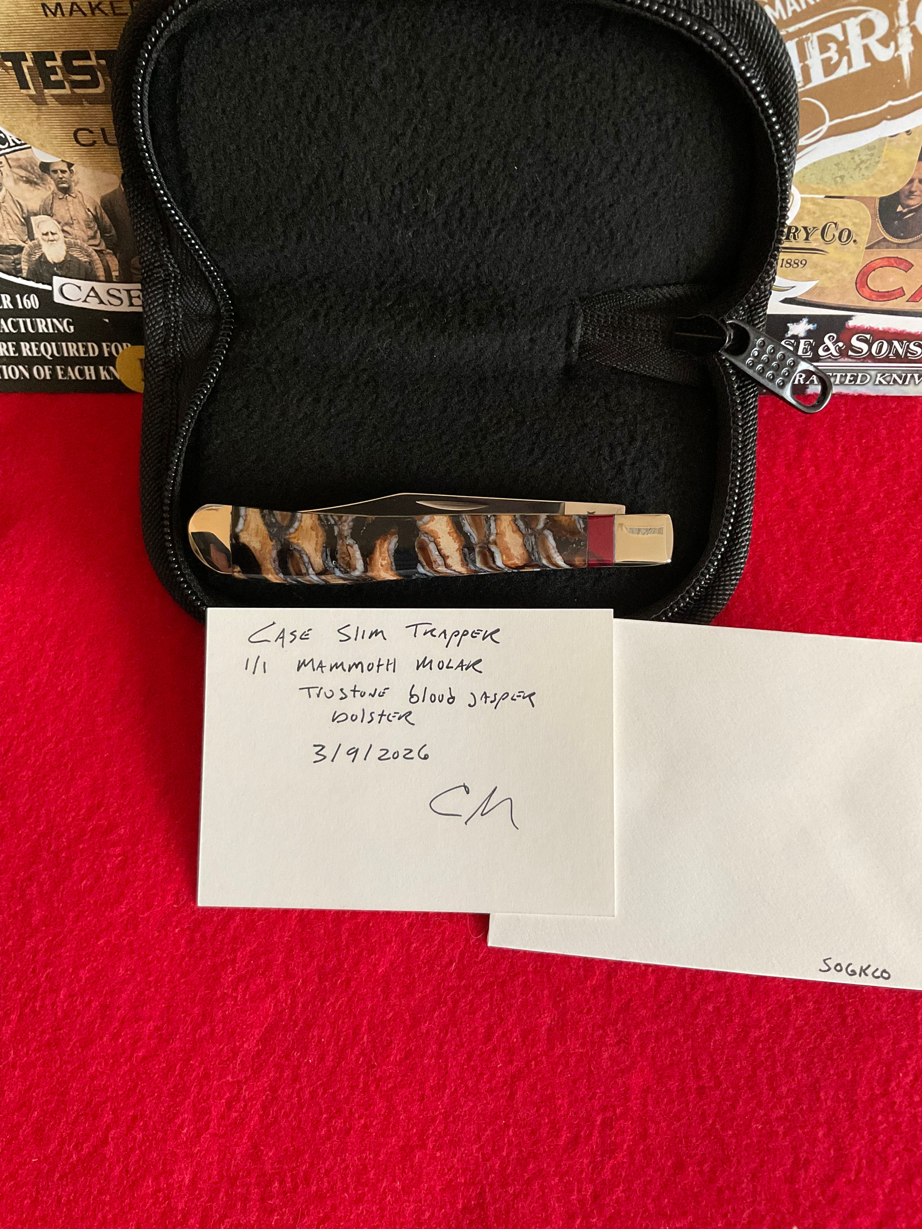 Case Custom Slim Trapper Mammoth Molar