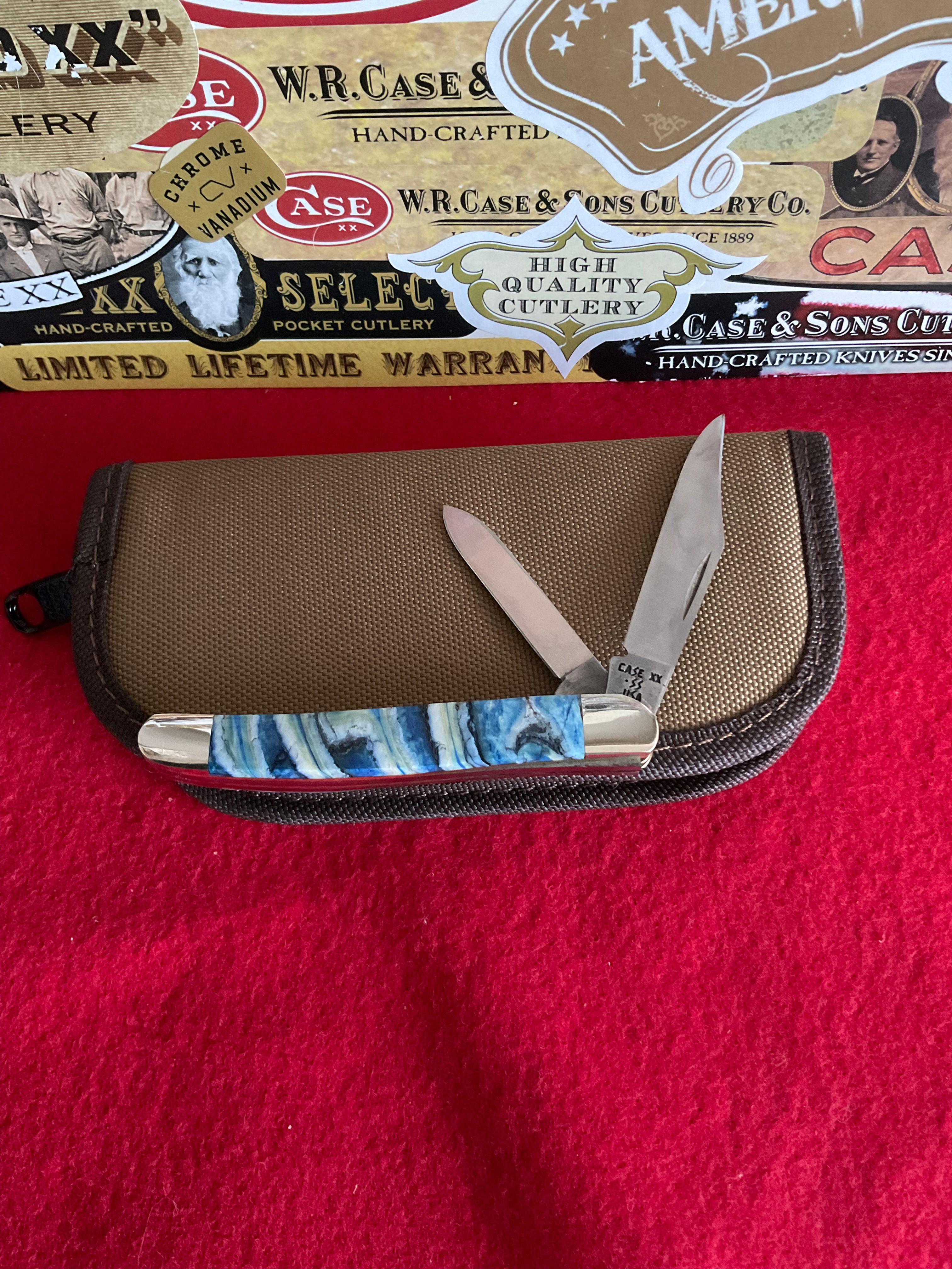 Case 1989 Jack Knife Blue Mammoth Tooth